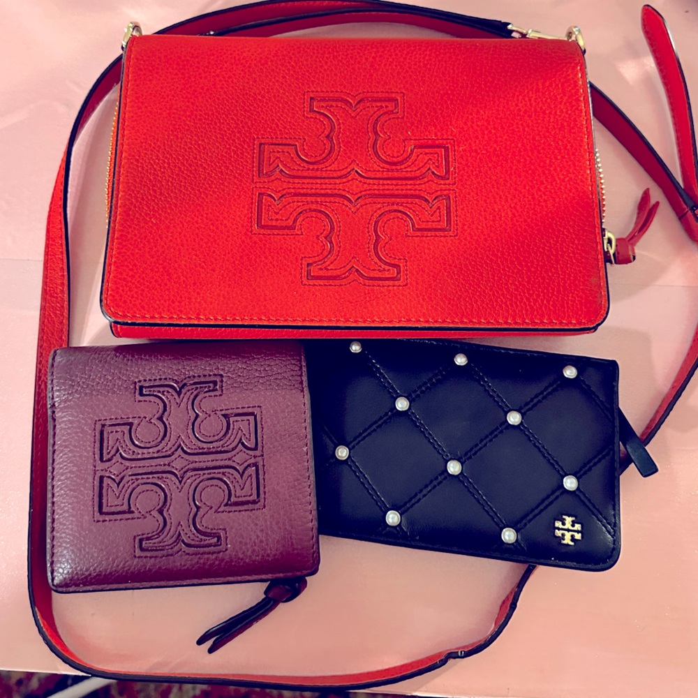Tory Burch Wallet And Purse Bundle!! All 3 Included! … Gem